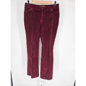 St. John's Bay Deep Red Straight Leg Pants